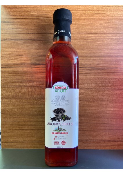 Aronya Sirkesi 500 ml Doğal Fermente