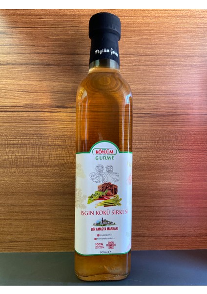 Işgın Kökü Sirkesi 500 ml Doğal Fermente