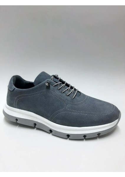 Hakiki Deri Bağcıksız Nubuk Gri Renk Yazlık Erkek Ayakkabı C-5683FVLCE fiyatları