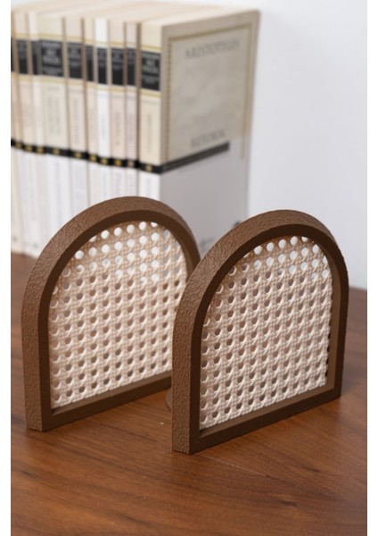 Hazeran | Kitap Tutucu | Kitaplık Dekorasyon | 2'li Set | 13X13X7 cm