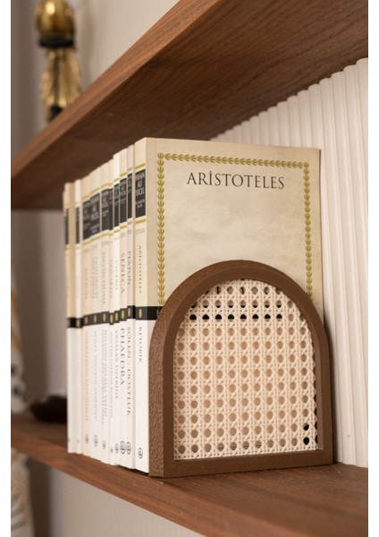 Hazeran | Kitap Tutucu | Kitaplık Dekorasyon | 2'li Set | 13X13X7 cm fırsatları