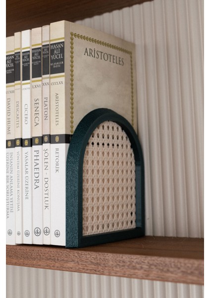 Hazeran | Kitap Tutucu | Kitaplık Dekorasyon | 2'li Set | 12,5X13X7 cm modelleri