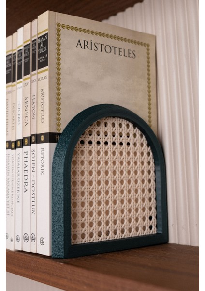 Hazeran | Kitap Tutucu | Kitaplık Dekorasyon | 2'li Set | 12,5X13X7 cm fırsatları