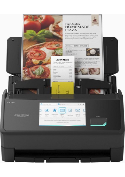 Scansnap IX2500 Dubleks Tarayıcı, 45 Sy/dk, 100 Adf, 600 Dpı, Wi-Fi, USB