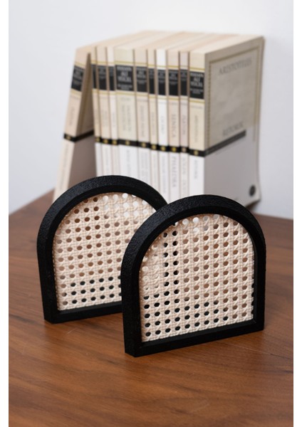Hazeran | Kitap Tutucu | Kitaplık Dekorasyon | 2'li Set | 13X13X7 cm