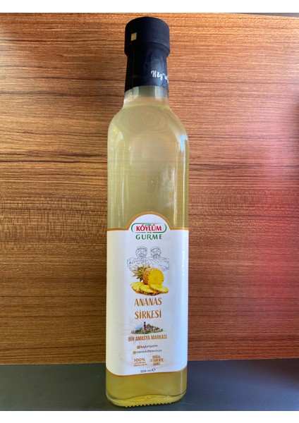 Ananas Sirkesi 500 ml Doğal Fermente