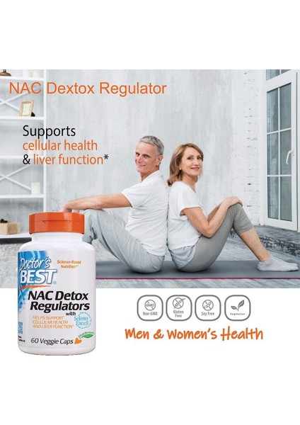 N.a.c Detox Regulators N-Acet.yl Cystei Ne Molybdenum Selenium From Selenoexcel