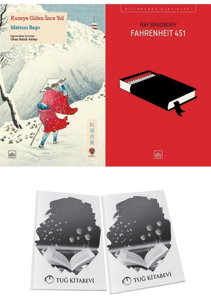 Kuzeye Giden Ince Yol ve Fahrenheit 451 2li Set + Hediyeli