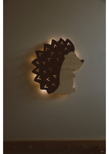 Ahşap Kirpi Gece Lambası/çocuk Odası Aksesuarı fiyatları