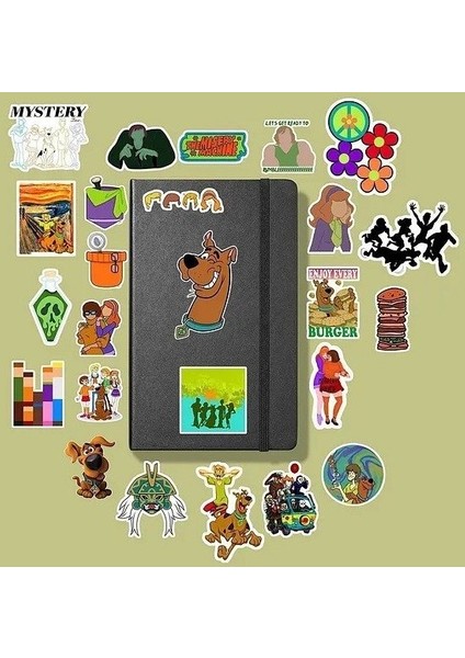 Scooby-Doo Sticker Paketi /bullet Journal Defter Çıkartma Ajanda Laptop Etiket
