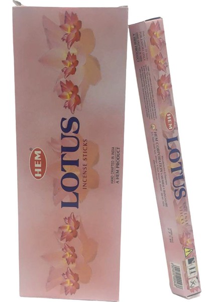 Hem Lotus Aromalı Çubuk Tütsü