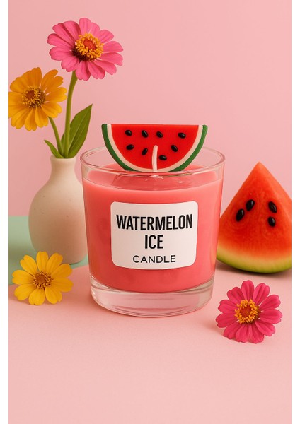 Karpuzlu Jel Mum Ice Watermelon Candle fiyatları