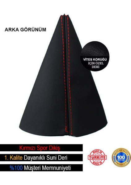 Mazda Cx9 Siyah Deri Özel Yeni Tasarım Kırmızı Şerit Vites Körüğü fiyatları