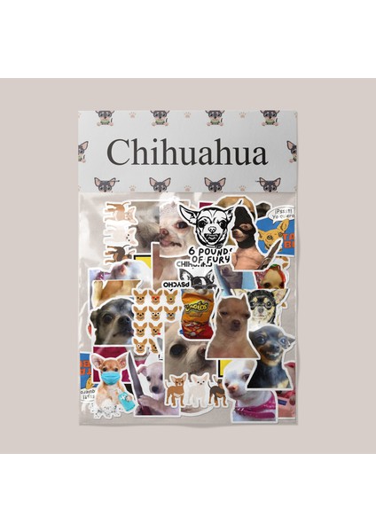 Chihuahuasticker Paketi -Bullet Journal - Ajanda - Planner - Defter - Laptop Etiket Çıkartma Çok Renkli 10 x 15 Paket Boyutu 3 x 5 cm Stickerlar Paket Içeriği 25 Adet Dadi Ramba Sticker