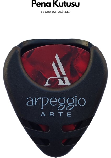 Hediyelik Pena Seti | Metal Kutu | 14 Renkli Pena • 5 Damla Pena • Pena Şarjörü & Taşıma Çantası - Tüm gitar ve ukulele modelleri ile uyumlu!