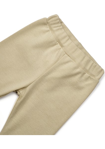 Bebek Pamuklu Düğmeli Cepli Sweatshirt ve Eşofman Altı Alt-Üst Takım fırsatları