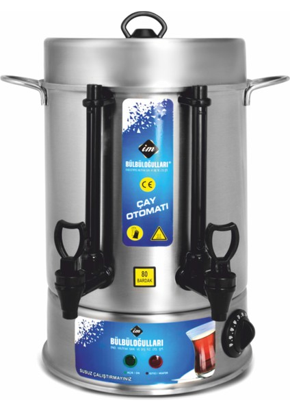 160 Bardak Plastik Basmalı Musluk Çay Otomatı