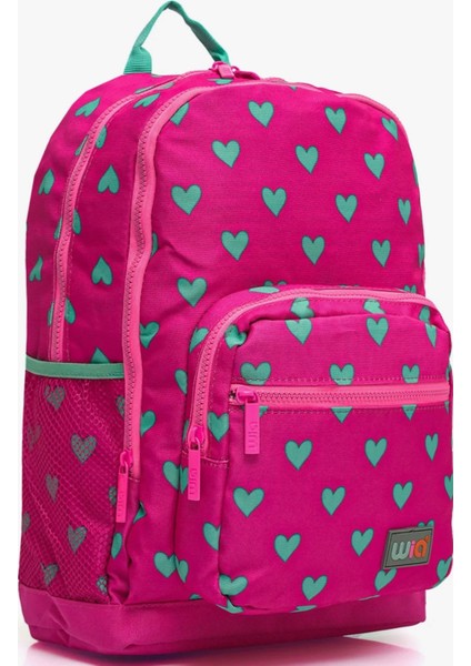 Su Geçirmez Kalp Desenli Kız Çocuk 3’lü Okul Çantası Seti – Sırt,kalemlik,beslenme Çantası fiyatları