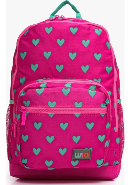 Su Geçirmez Kalp Desenli Kız Çocuk 3’lü Okul Çantası Seti – Sırt,kalemlik,beslenme Çantası indirimleri