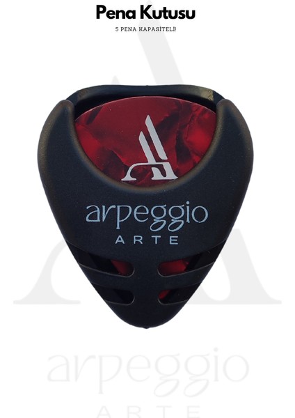 Hediyelik Pena Seti | Metal Kutu | 14 Renkli Pena • 5 Damla Pena • Pena Şarjörü & Taşıma Çantası