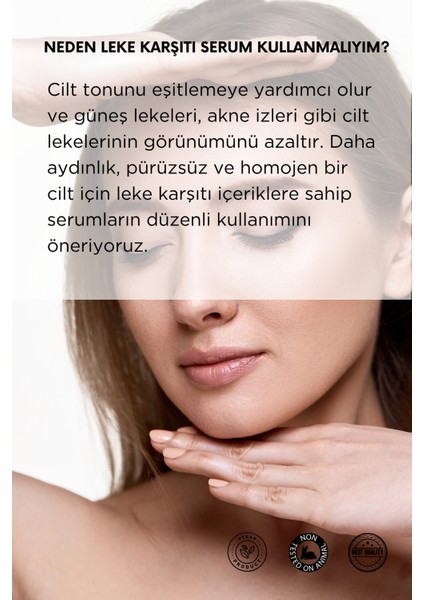 Lowes Leke Karşıtı Aydın.latıcı Serum – %2 Alpha Arbutin + Hyaluronik Asit – 30 ml