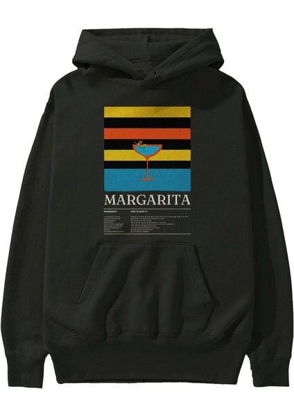 Margarita Kokteyl Ön Baskılı Hoodie Oversize Kapüşonlu Sweatshirt Erkek Kadın fiyatları