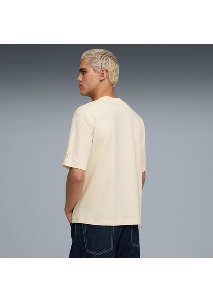 Essentials Graphic Boxy Unisex Krem T-Shirt.87 modelleri
