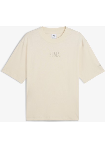 Essentials Graphic Boxy Unisex Krem T-Shirt.87 fırsatları