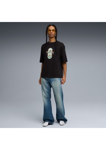 Graphic Erkek Siyah T-Shirt.01