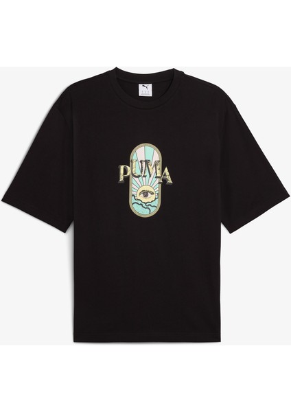 Graphic Erkek Siyah T-Shirt.01 fırsatları