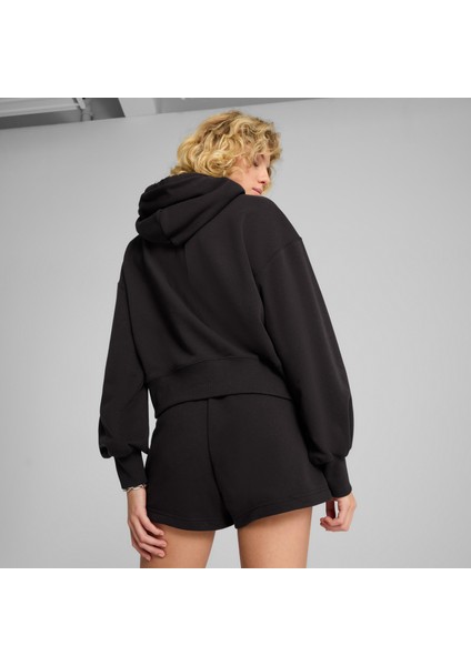 Wardrobe Essentials Relaxed Kadın Siyah Sweatshirt.01 fiyatları
