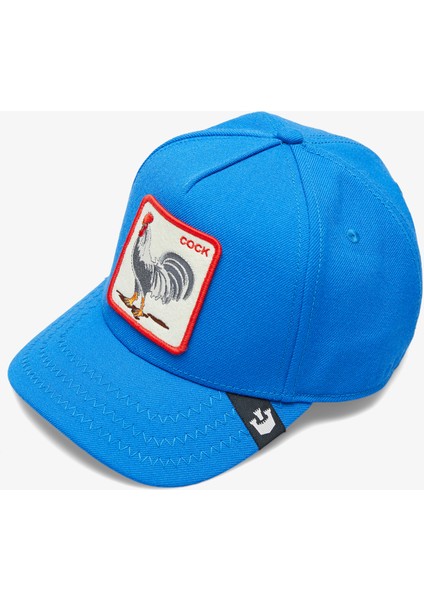Rooster Field 100 Unisex Mavi Şapka.blue