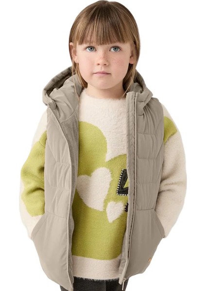 Kız Çocuk Dolgulu Yelek 04366