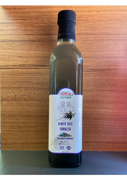 Hayıt Otu Sirkesi 500 ml Doğal Fermante