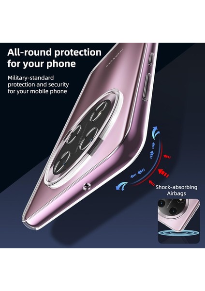 Honor Magic 7 Lite Kılıf Kamera Çıkıntılı Korumalı Yumuşak Şeffaf Silikon + Ekran Koruyucu Cam Set modelleri