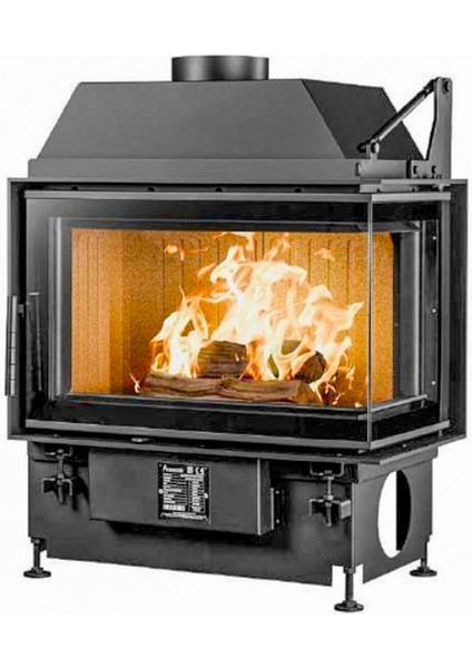 A.caminetti Quatrro 80 R Open Side Sağ Açık Ithal Alman Şömine Haznesi (5 Yıl Garanti)