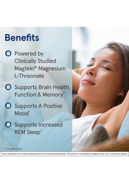 Magmind Magnesium L-Threonate Magtein Magnezyum L-Treonat Brain Memory Health Think Clearly fırsatları
