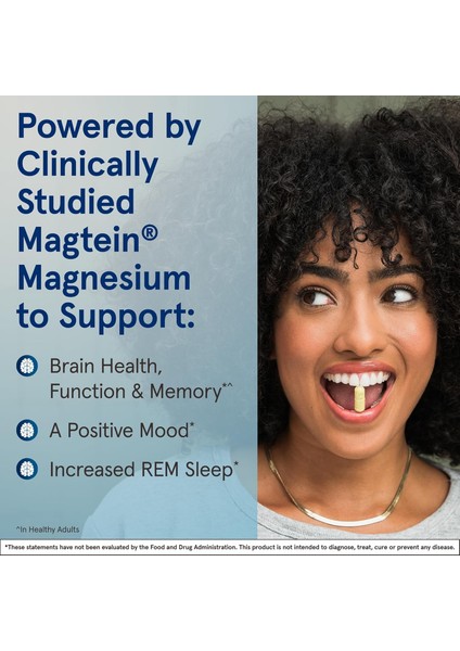 Magmind Magnesium L-Threonate Magtein Magnezyum L-Treonat Brain Memory Health Think Clearly