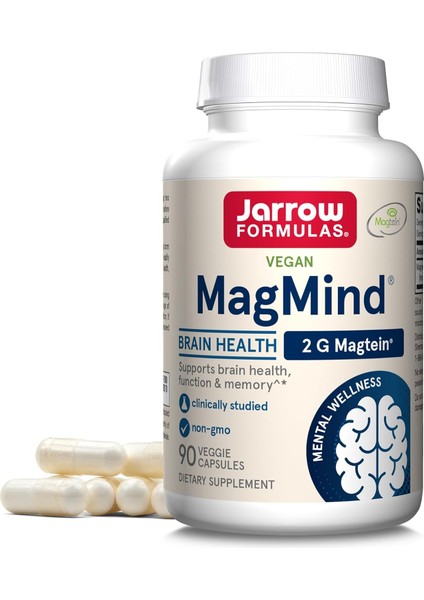 Magmind Magnesium L-Threonate Magtein Magnezyum L-Treonat Brain Memory Health Think Clearly