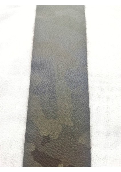 Kamuflaj Desen Suni Deri Şerit