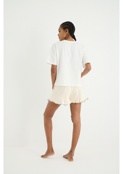 Bloom Örme Kısa Kol Şort Set fırsatları