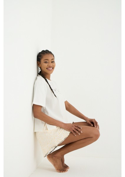 Bloom Örme Kısa Kol Şort Set fırsatları