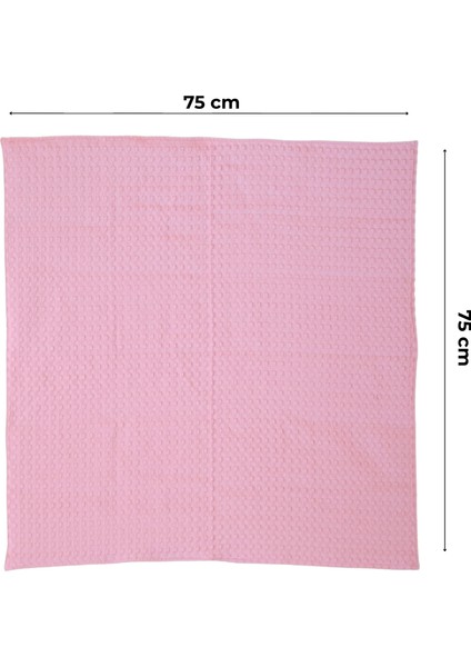 Yenidoğan Bebek Battaniyesi, Pamuk Bebek Pikesi, Organik Çok Amaçlı Örtü, Alt Açma Örtüsü, Dört Mevsim, Taşınabilir, Hediyelik Anne Bebek Ürünü, Pembe-Sarı, 75X75 Cm, Kupu&kupu fiyatları