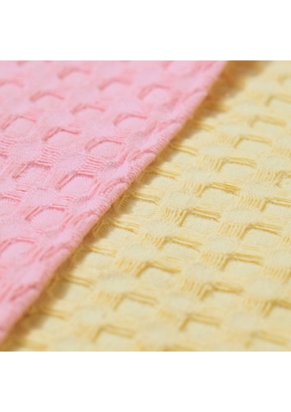 Yenidoğan Bebek Battaniyesi, Pamuk Bebek Pikesi, Organik Çok Amaçlı Örtü, Alt Açma Örtüsü, Dört Mevsim, Taşınabilir, Hediyelik Anne Bebek Ürünü, Pembe-Sarı, 75X75 Cm, Kupu&kupu indirimleri