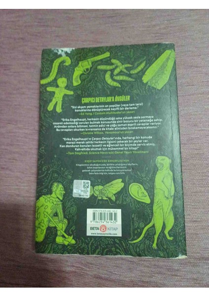 Çarpıcı Detaylar - Bilimin Karanlık Tarafından Maceralar Erika Engelhaupt 2022 Yili 1,basim 336 Sayfa Cok Temiz Kondisyonda modelleri