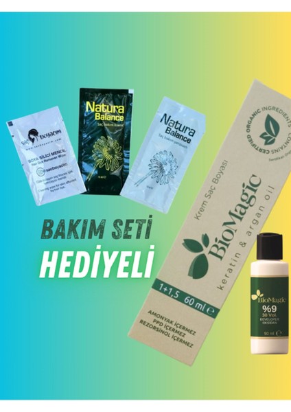 Bio Magic Amonyaksız Saç Boyası 8.11 Yoğun Küllü Açık Kumral 60ML 30 Vol. Oksidan 90ML