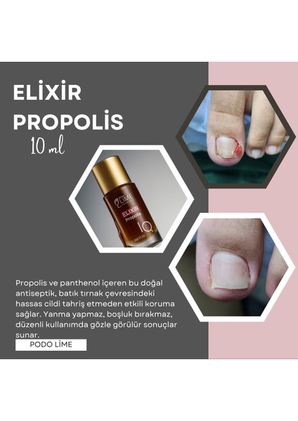 Elixir Propolis Tırnak Enfeksiyonlarına Karşı Koruyucu Damla 10 ml