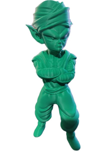 Piccolo Figürü 20 cm - 3D Baskı Anime Modeli (Yeşil Renk)