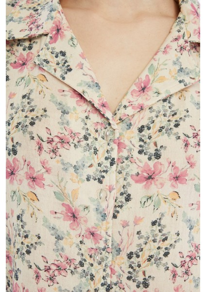 Brenda Müslin Gömlek Pijama Desenli indirimleri