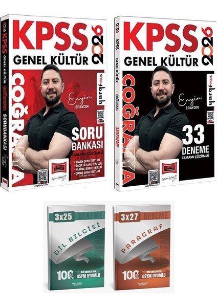 Yargı 2026 Kpss Coğrafya Soru Bankası + 33 Deneme 2 Li Set Anla Kazan Deneme